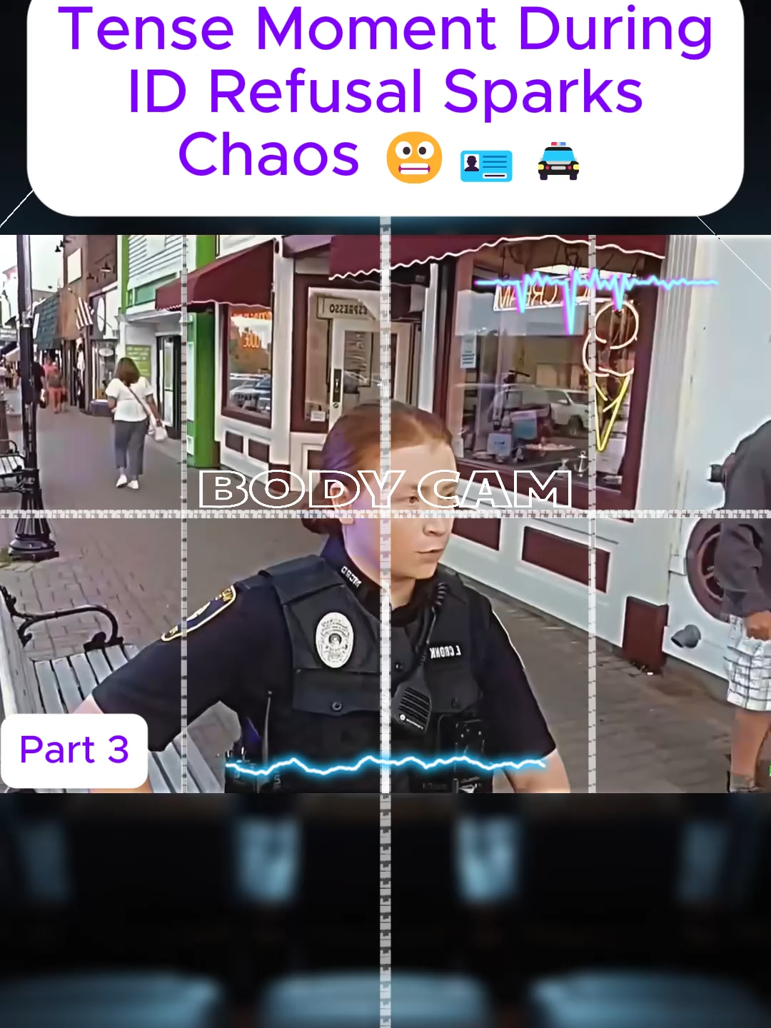 Tense Moment During ID Refusal Sparks Chaos 😬🪪🚔 Part 3 #cops #police #copsoftiktok #bodycam