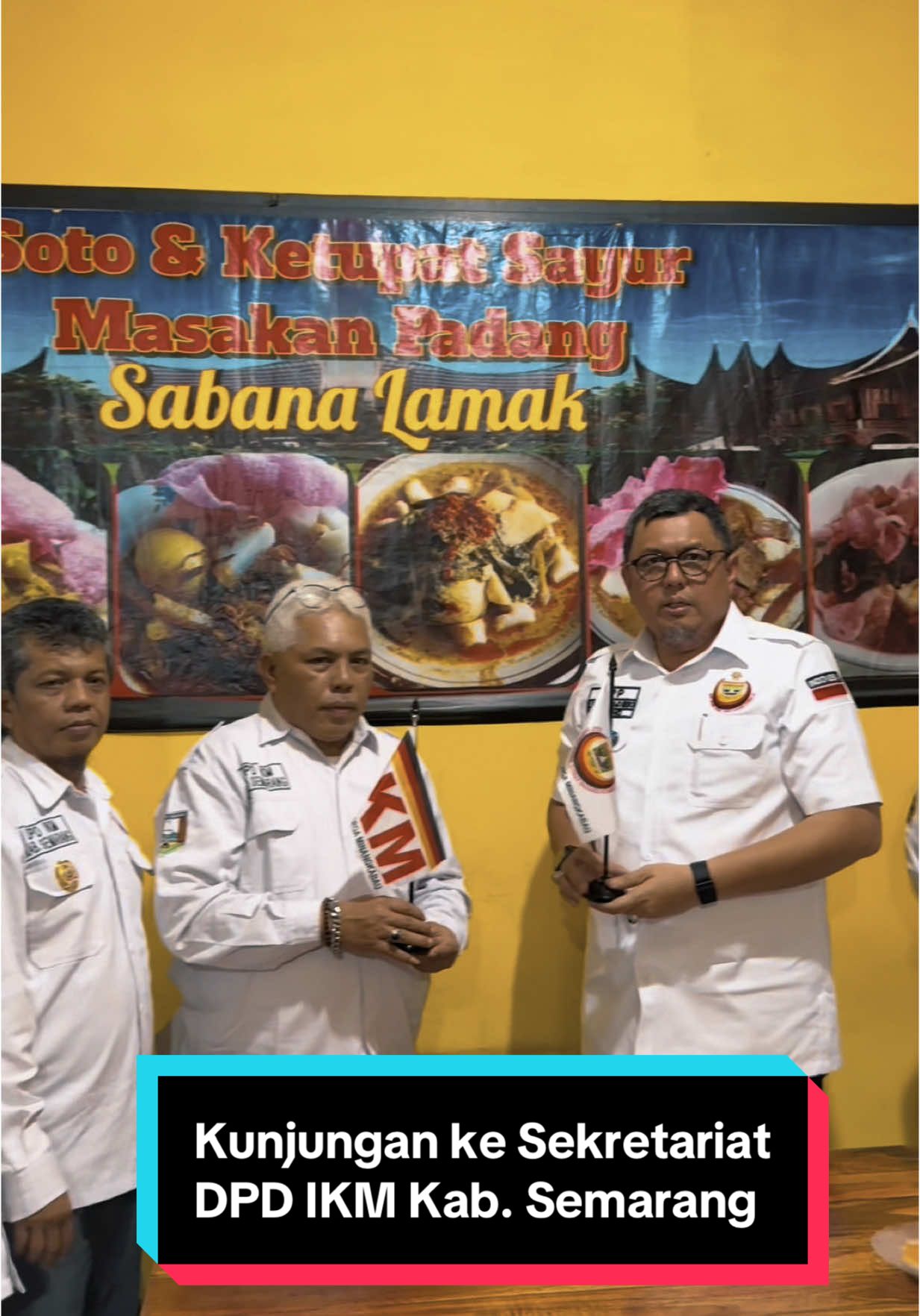 Kunjungan ke sekretariat DPD IKM Kab. Semarang #IkatanKeluargaMinang #BraditiMoulevey #Padang