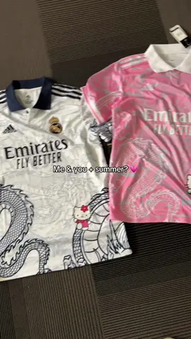 Link in bio to buy 💗  #realmadrid #jersey #Summer #fyp #viral #sanrio #hellokitty #footballjersey #y2k #foryou 