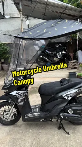 Motorcycle Umbrella Canopy Dikana maiinitan at mauulanan #motorcycleumbrellacanopy #motorcanopy #canopy #universal #canopyumbrella #fyp #viral 