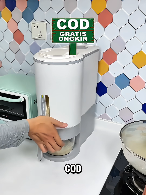 #promoalatdapur #dispenserberas #dispenserberasestetik #dispenserberas10kg #dispenserberasmurah #dapurminimalis 