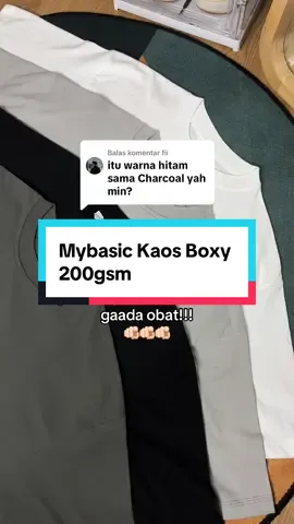 Membalas @fii cuma 50ribuan dapetin kaos 200gsm 🙌🏻 #mybasic #kaos #kaospolos #kaosboxy #kaospria #kaosmurah #boxy #mybasicindonesia 