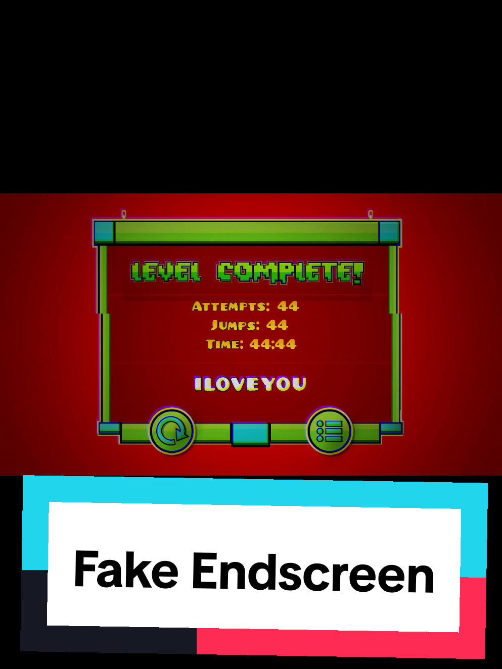 I love fake endscreen 