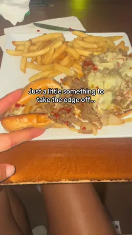 Cheesesteak. Brewski. Random dive bar. Disco lights. People watching. Inject it in my veins. #marketingbyruth #somethingtotaketheedgeoff #justalittlesomething #trend 