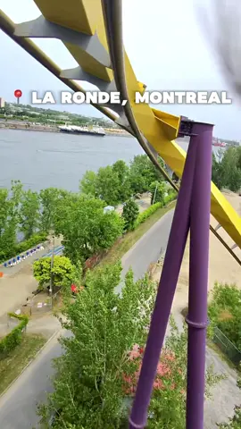The Most Intense Coaster! 😱 (that I’ve been on) #rollercoaster #adrenaline #thisfeeling #montreal #laronde #themepark #thrilling #rollercoasterdrop 