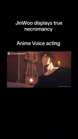 JinWoo flexes his new Shadow army, voicing both Jinwoo and Kargalgan in this video