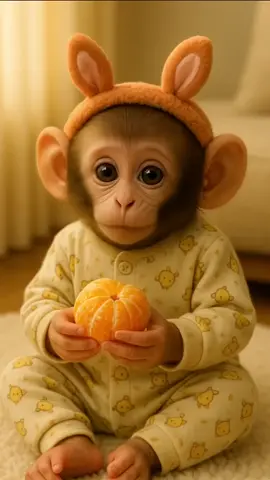 Monkey eats orange and gives the sweetest smile 🍊🐒😁 Too cute to miss! #MonkeySmile #OrangeLover #MonkeyEats #CuteMonkey #FruitSnack #FunnyAnimals #HappyMonkey #TikTokPets #CitrusVibes #MonkeyTok