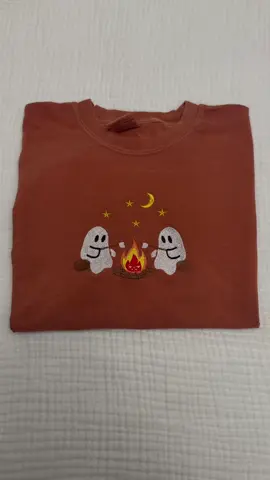 Click the link to the cutest Halloween embroidered camping ghosts comfort colors tee 🎃 👻 🦇  #halloweentown #tiktokshopfinds #fall#fallaesthetic #viral #fyp #halloween #halloween2025 #letsgetspooky #halloweentown #salemmassachusetts #halloweensweatshirt #spookyseason #spookysweatshirt #snoopy #snoopyhalloween #pumpkinseason #gilmoregirls #camping 