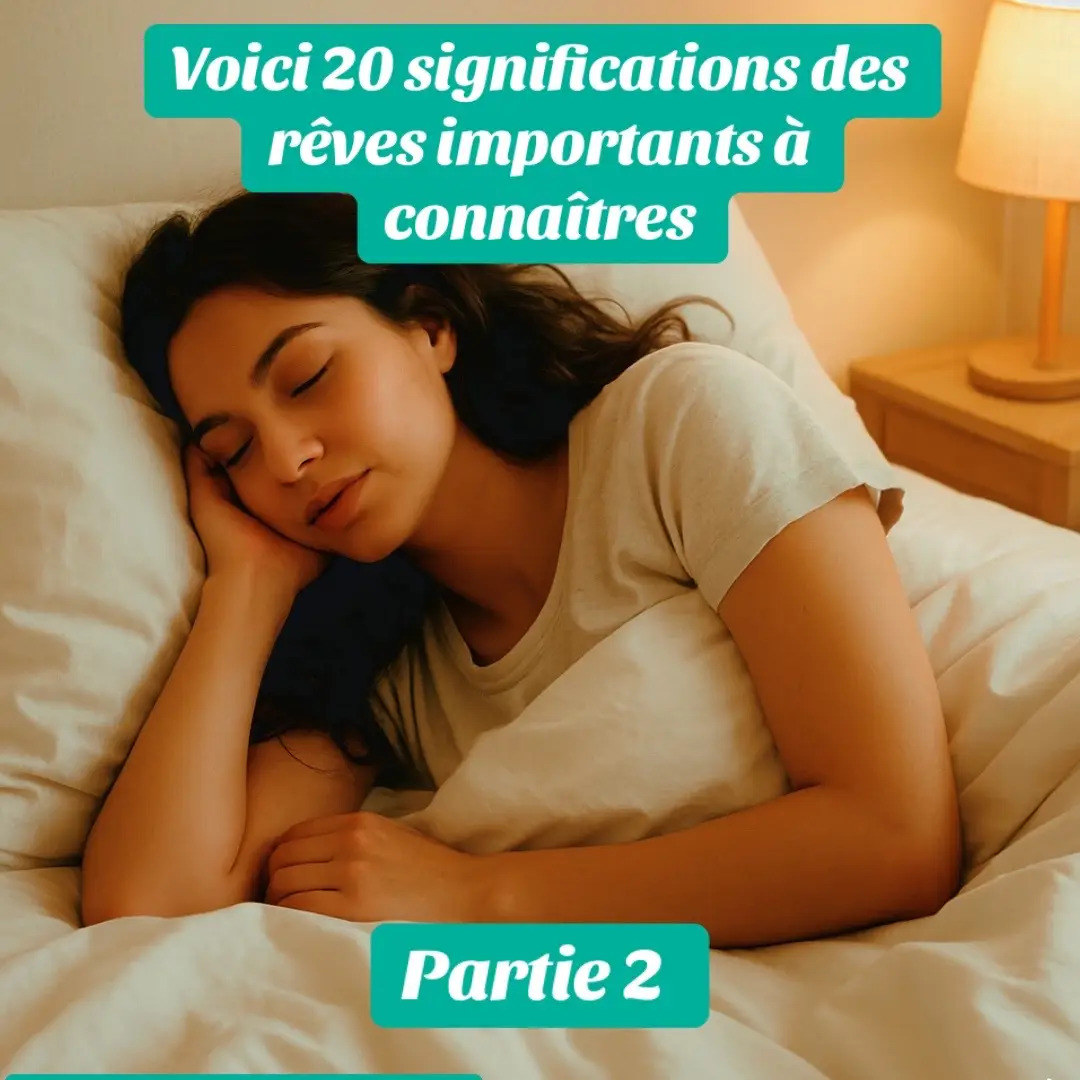 Voici 20 signification des rêves à connaître très important à connaître #reve #motivation #interpretacion #sommeil #dormir #reverse #explicacion #conseil 
