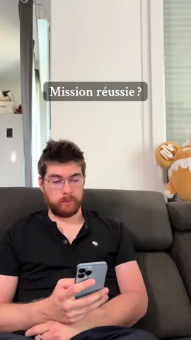Mission réussie ?  #humour #rire #comique #fun #drole #couple #couplegoals #coupletok #coupletiktoks #ungarsunefillenewgen #scenedemenage #BookTok #cultura #book #books #kaamelott 