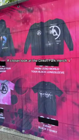We can’t wait to see all the new merch tonight at #WembleyStadium 🎸👕