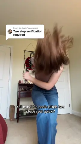 Replying to @Justin can’t wait to embarrass my future kids by ambushing them in the pit! She wasn’t the craziest two step since I’m in a small ass room and tight jeans 🙂‍↔️ ##altgirl #alttiktok #twostep #alternativegirl #posthardcore #hardcore #tattoogirl 