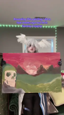 Pretend youve never seen a photo of it before// #sundayhsrcosplay #sundaycosplay #HonkaiStarRail #honkaistarrailcosplay #acrylicpainting #traditionalart #traditionalpainting #paintingreveal #fyp #trend #trending 