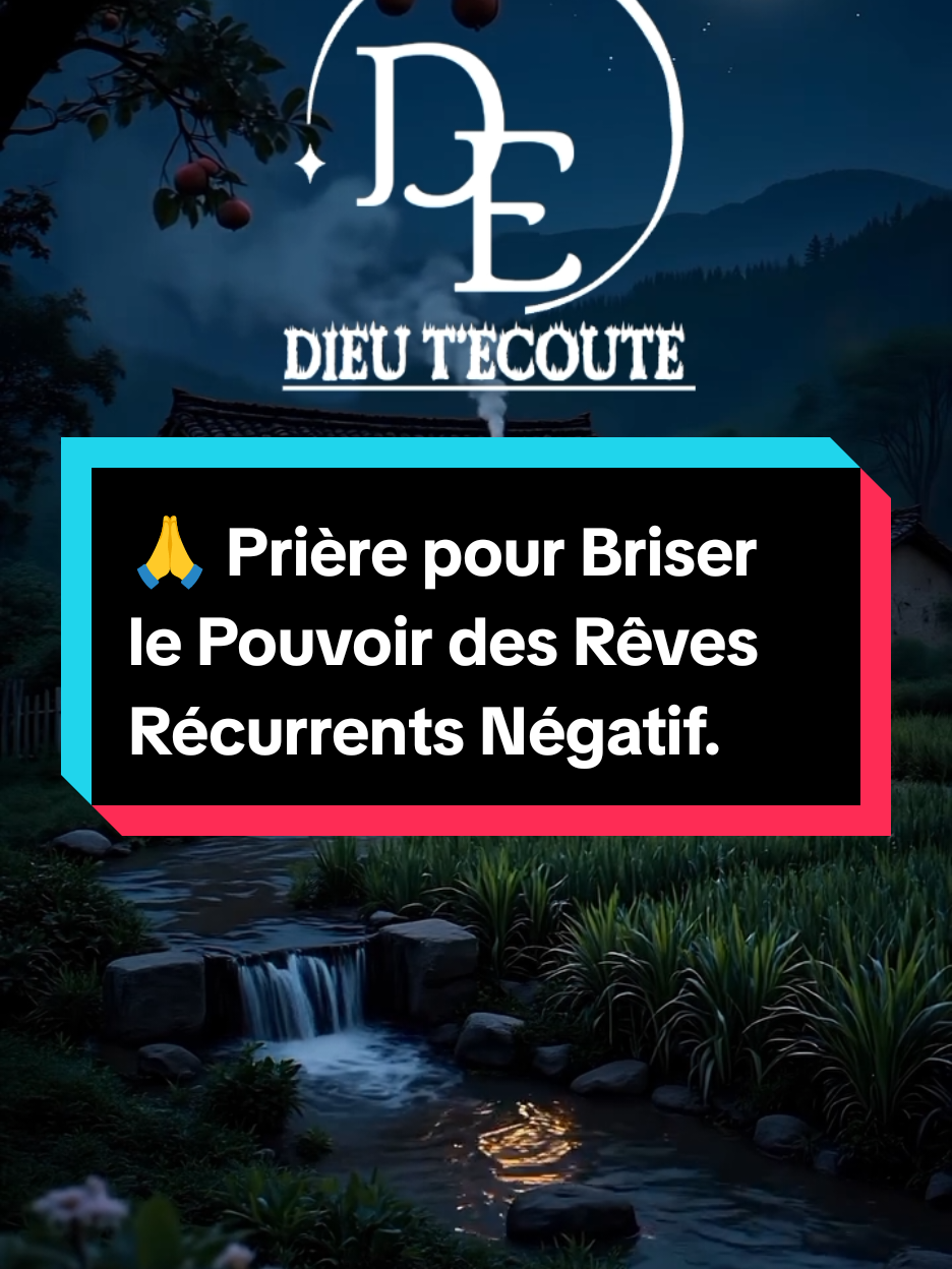 🙏 Prière pour Briser le Pouvoir des Rêves Récurrents Négatifs. #amen #prierechretienne #chretien #jesus_christ #puissantepriere #pourtoi 