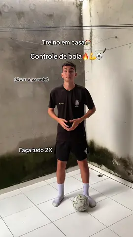 Treino de controle de bola em casa 🏠💪⚽️🔥