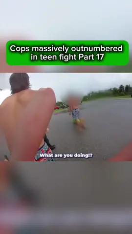 Cops massively outnumbered in teen fight | Part 17 #cops #fyp #police #viralbodycam #bodycam #shocking #viral 