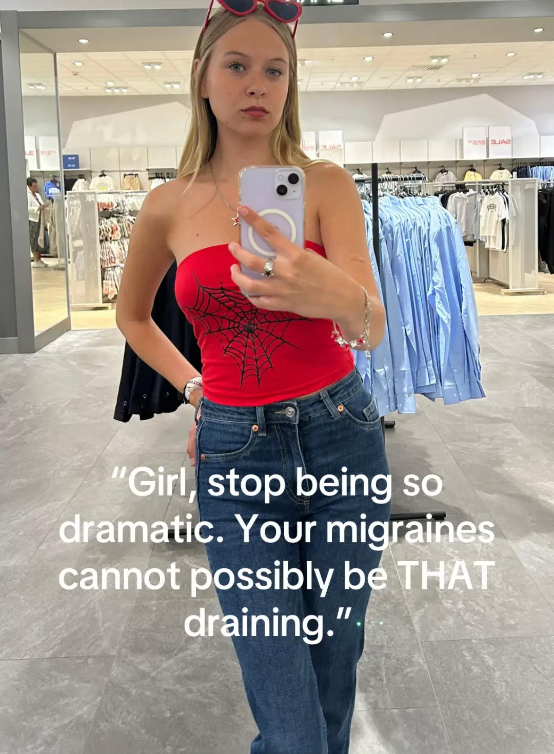 Migraines are my biggest downfall. #migraine #FYP #relatable 