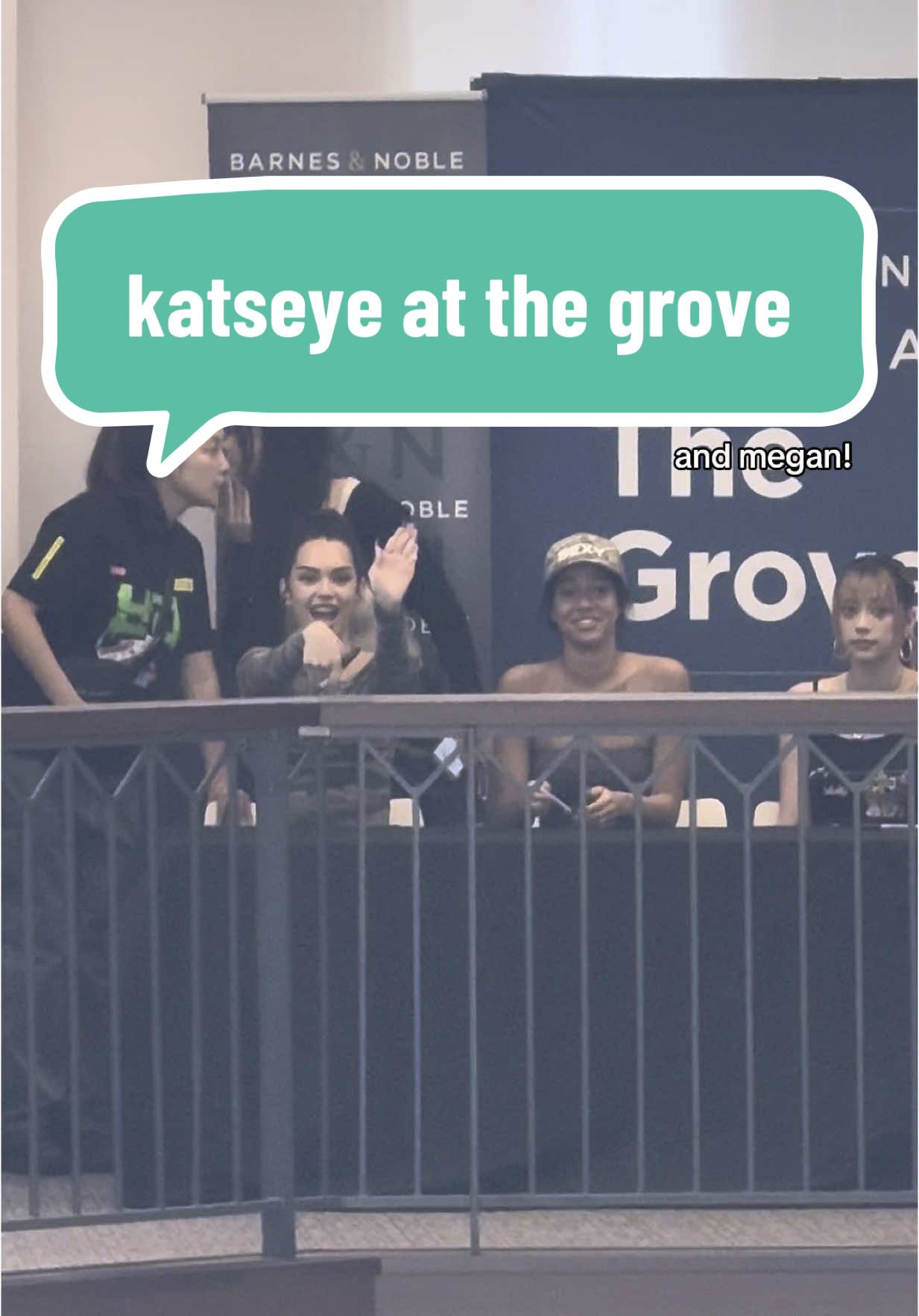 Go see them at The Grove! They seemed so sweet 🥹🩷 #katseye #katseye_daniela #katseye_manon #katseye_megan #katseye_yoonchae #katseye_lara #katseye_sophia 