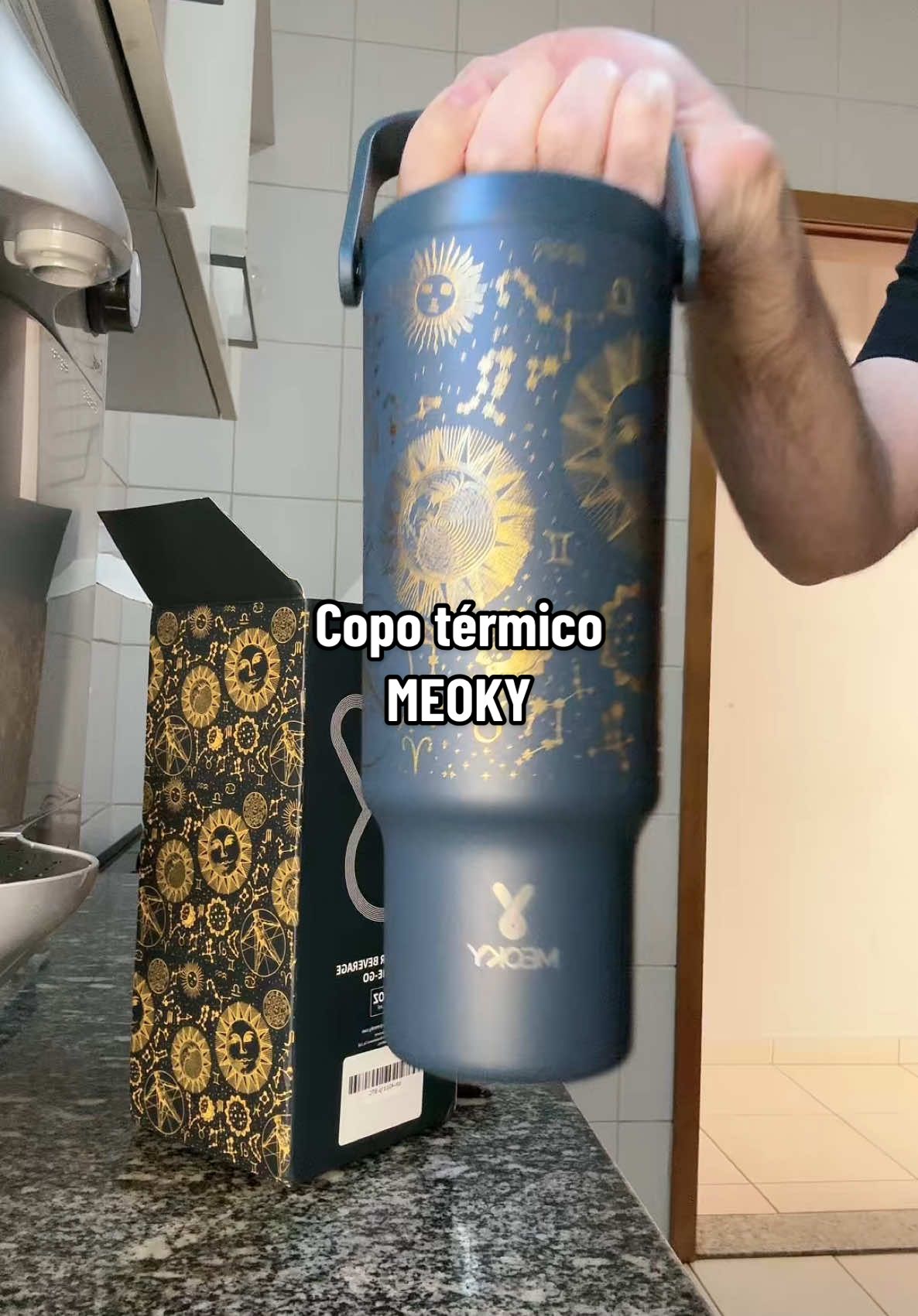 Testando produtos do TikTokShop | copo térmico MEOKY #copo #copotermico #meoky #tiktokshop #tiktokshopchegou 
