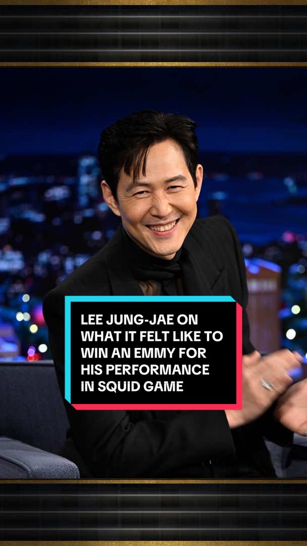 Lee Jung-jae on what it felt like to win an Emmy for his performance in @Squid Game Netflix: “My heart is about to burst. I can’t even put it into words.” 🥹 #SquidGame #FallonFlashback #TonightShow #JimmyFallon #LeeJungjae 