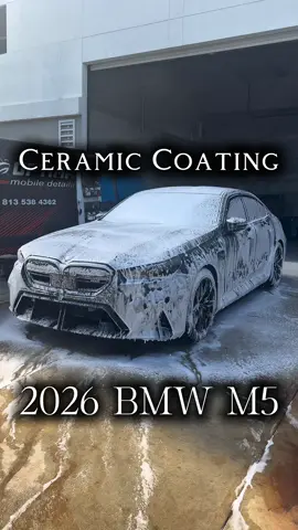 Today we ceramic coated a 2026 BMW m5. - - If you like our content, hit that like button and drop a follow! - - #detailing #cardetailing #mobiledetailing #carcare #cardetailer #detailer #fyp #autodetailing #satisfying #ceramiccoating #POV #detailersoftiktok #bmw #m5 