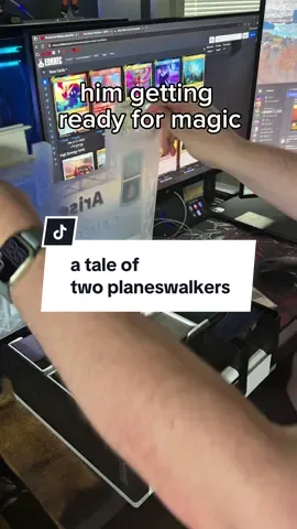 a tale of entirely two different planeswalkers 😂 #magicthegathering #commander #mtgtiktok #hisandhersstyle 