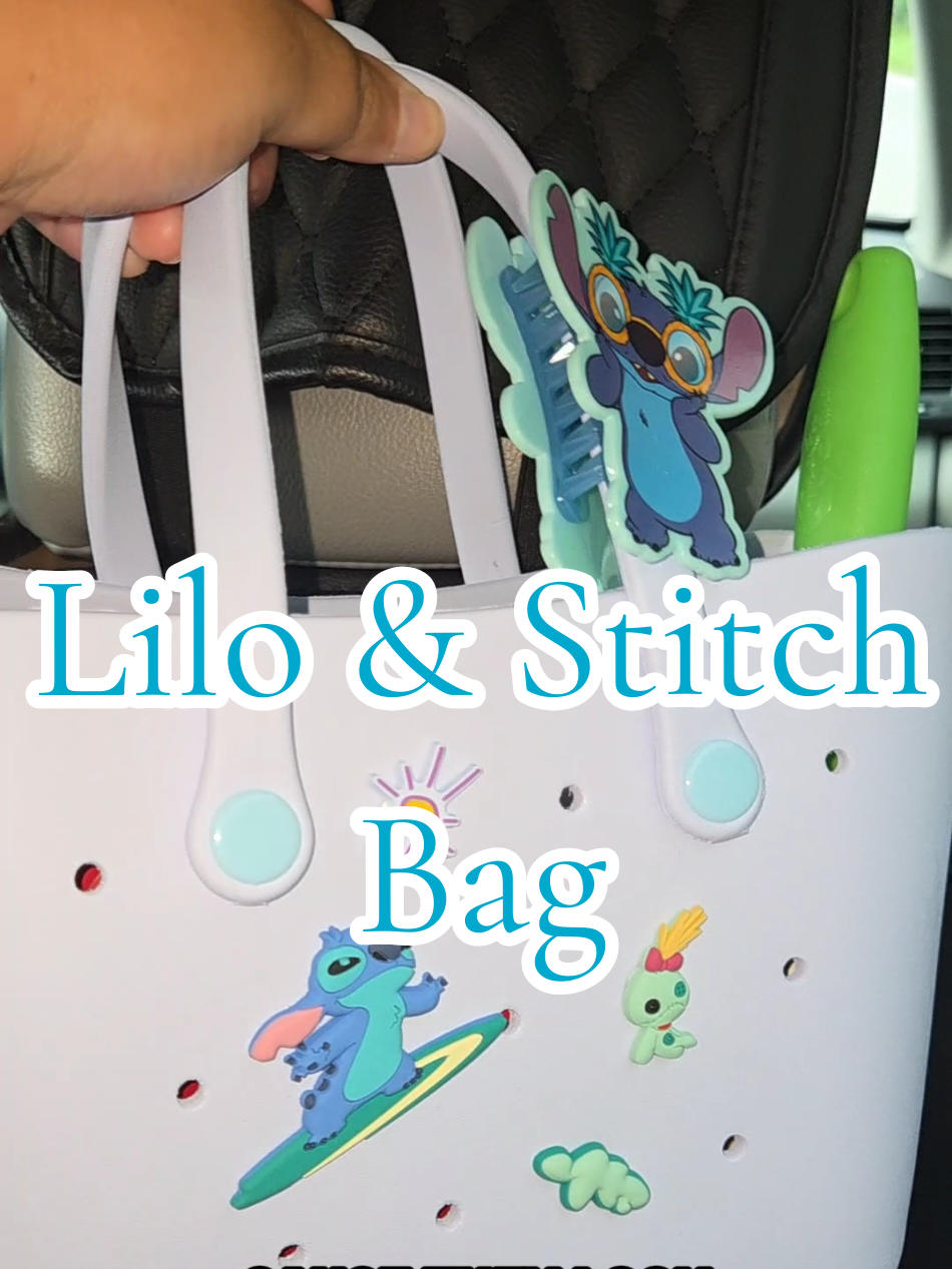 #miniso  #liloandstitch #bag  #bluebag  #purse #beachbag #lunchbag 