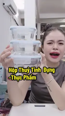 Hộp Thuỷ Tinh  Đựng -Thực Phẩm #Viralvideo #Xuhuong #Viral #LearnOnTikTok 