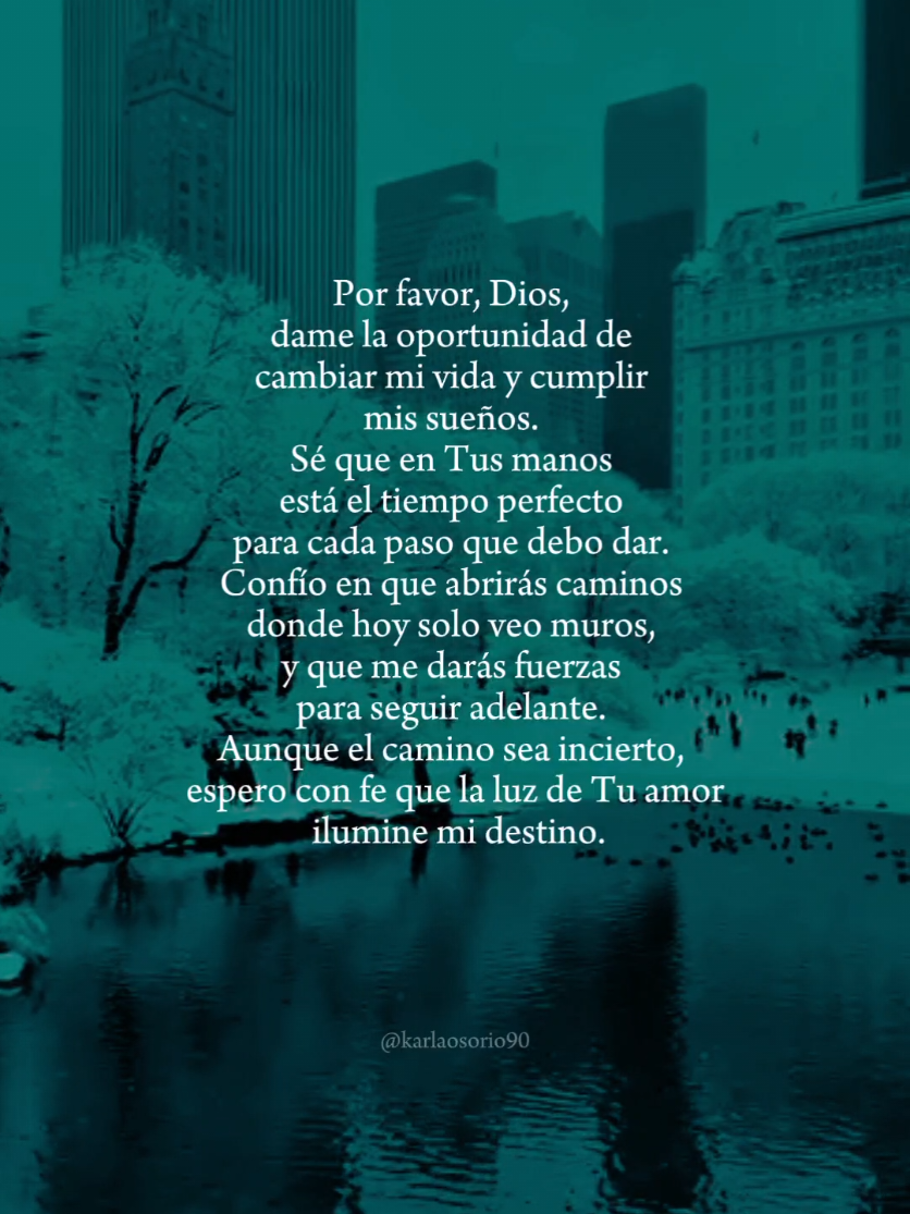 #SueñosConDios #MiOración #DiosAbrePuertas #FeQueNoSeRinde #UnDíaTodoCambiará #fe #dios 