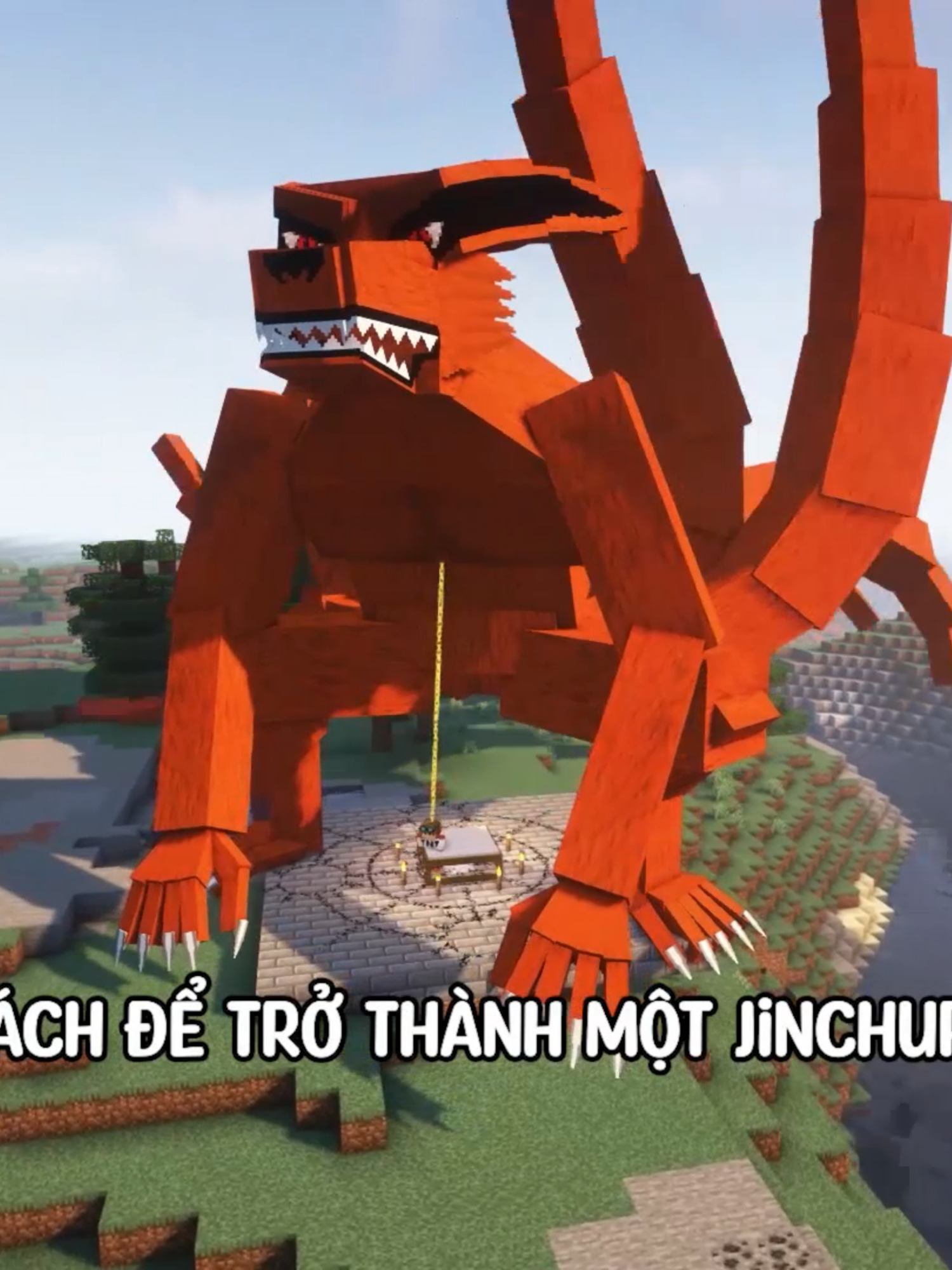 Cách trở thành nhân trụ lực của Vĩ thú #thanhtnt #Minecraft #minecraftmods