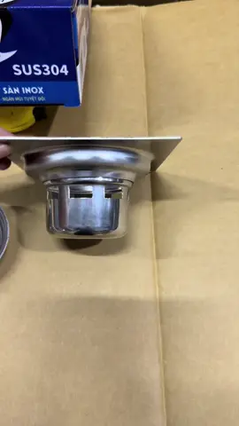 🔹 GA THOÁT SÀN INOX 304 – SIÊU BỀN, CHỐNG MÙI, CHỐNG CÔN TRÙNG 🔹