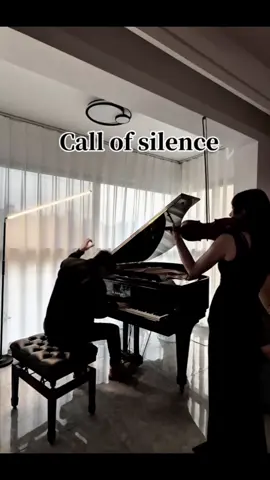 Call of silence - piano and 🎻 #piano #violin #viral #ryp 
