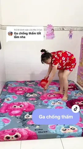 Trả lời @Mẹ 2 Con Ga chống thấm , Bà nào mà có con hay tè dầm hay ọc sữa thì sắm liền cho em cái ga này về đi nha #gachongtham #gachongthamcotton #gachongthamnuoc  @shop.diem.my4  @shop.diem.my4  @shop.diem.my4 