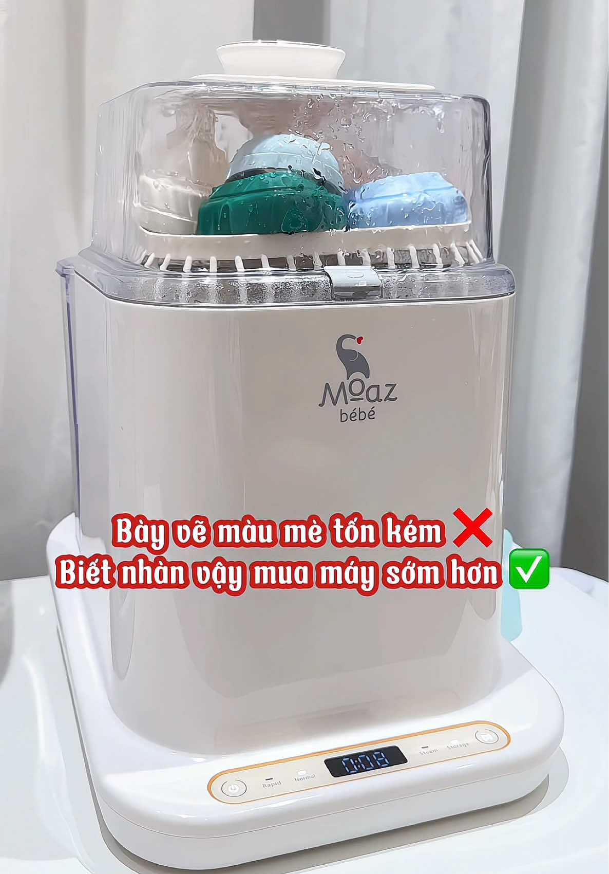 Phấn đấu mỗi nhà có 1 em máy rửa bình 🧼 #mebimsua #ruabinhsua #mayruabinhsua #moazbebe #trending #xuhuong #fyp 
