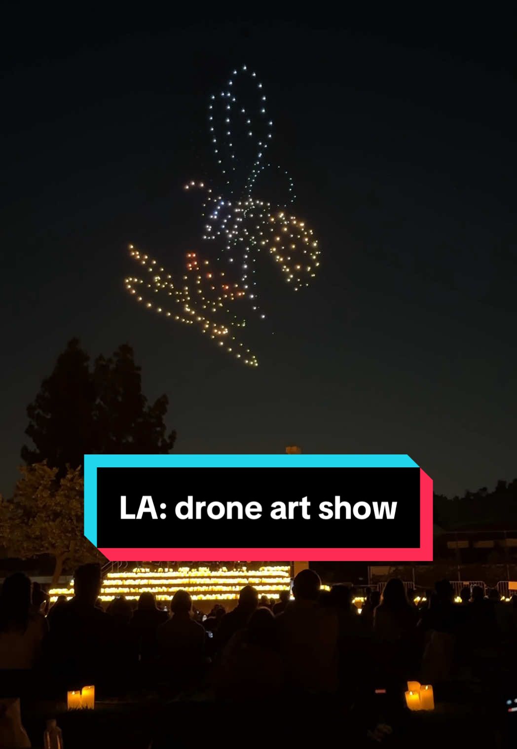 And more eco-friendly than fireworks! 🌀 @Fever @Visit Qatar  #droneartshow #droneshow #losangeles #laevents #laequestriancenter #feverambassador #feverup