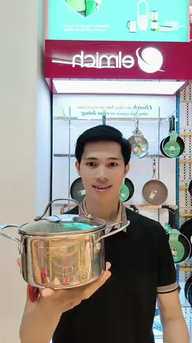 Nồi Elmich inox 304. Đáy đúc 3 lớp liền thân. #xuhuong #elmich #dobep #nồi 