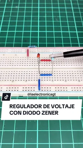 Circuito Regulador de Voltaje con Diodo Zener | #LaElectronicaGT #Diodo #Zener #ComproDoPequeno 
