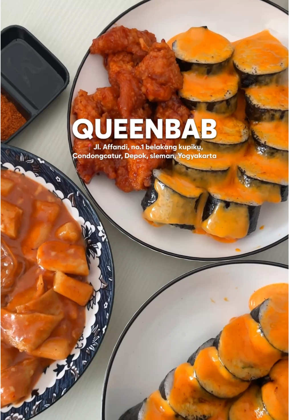 @queenbab.id bisa jadi date idea kalau lagi di daerah SCBD Joga nih guys🧏🏻‍♀️🌸🫧 #kimbabjogja #placetogojogja #kulinerjogja #berlicious #jogja24jam 