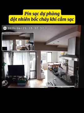 Cảnh báo cháy, nổ do pin sạc dự phòng 🔥🔥🔥 #pinsacduphong #sacduphong #giadinh #PCCC #phongchay365 #phongchaychuachay #canhbaochay 
