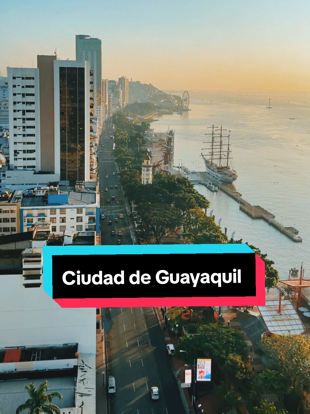 Guayaquil es hermoso 🔵⚪🏙️  Créditos a:  @ppinm #guayaquil #guayaquilcity #sudamerica #latinoamerica #ecuador #southamerica #fyp 