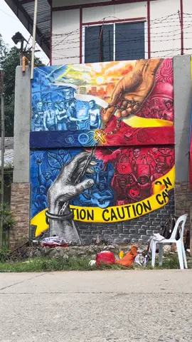 Our entry for Mural Making Contest in Celebration of BJMP’s 14th Community Relations Services Month with the theme of  