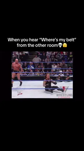 Not even Undertaker could survive that 💀😂 Tag your siblings if you know the fear #undertaker #WWE #wrestlingtok #funnyclips #fypシ #relatable #childhoodmemories 