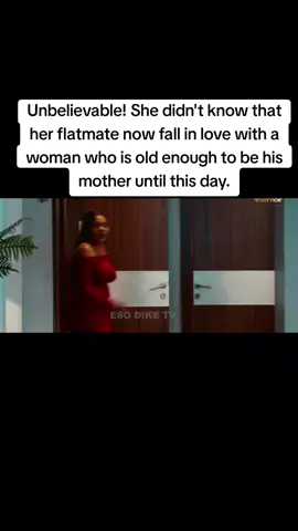 Unbelievable! She didn't know that her flatmate now fall in love with a woman who is old enough to be his mother until this day.#coloursoflove #viral #nollywoodmovies 
