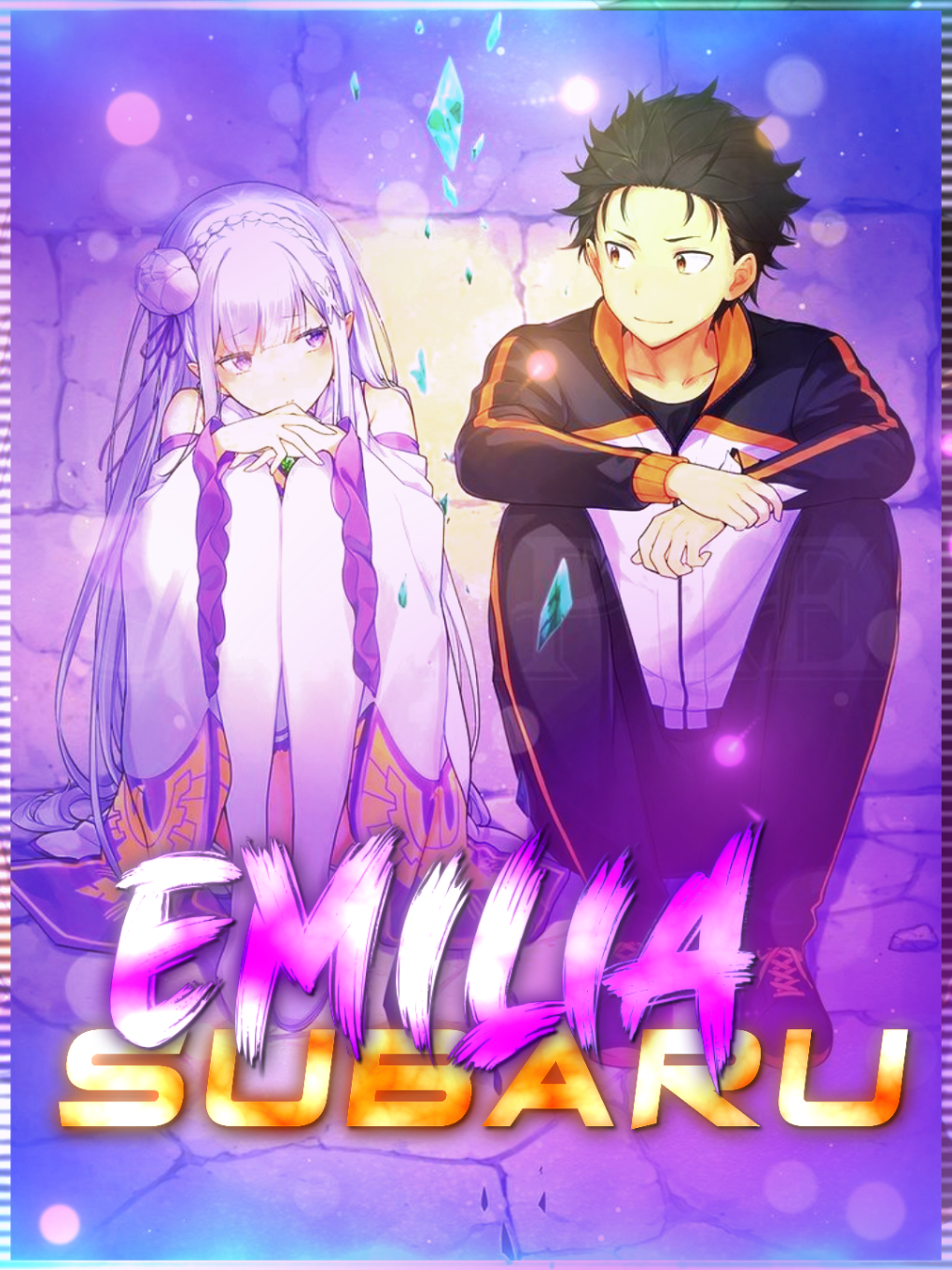 Subaru & Emilia 🌺 #subaru #emilia #rezero #anime #animeinhindi #edit #lovestory 