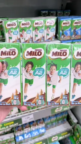 Thùng sữa lúa mạch Nestle Milo A2 với chất đạm quý a2 #milo #sualuamach #suamiloa2 #xuhuong #nestle 