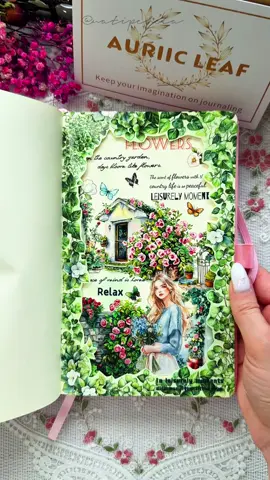 Flowers in the garden🌺. I used a 4pcs rolls tape set  (T111403-1)from @AuriicLeaf. Link🔗 https://auriicleaf.shop/?ref=NATALIA 🔗  Feel free to use my code 