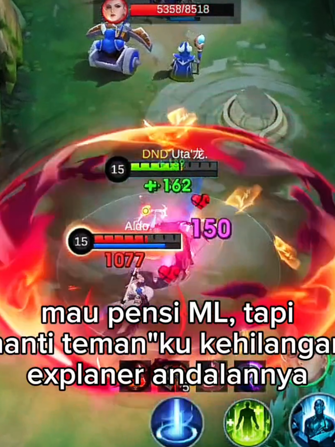 sementara itu di exp lane...💀 #mobilelegends #yuzhong #MLBBALLSTAR #MLBBDinoPlanet #MLBB #foryou 