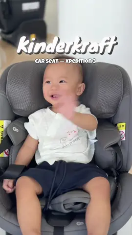 Oun Bonn is quite a picky boy when it comes to choosing car seat, but he likes this one, so mommy guess it must be really comfortable? 😁 @Kon Store Cambodia 🇰🇭 #kinderkraft 