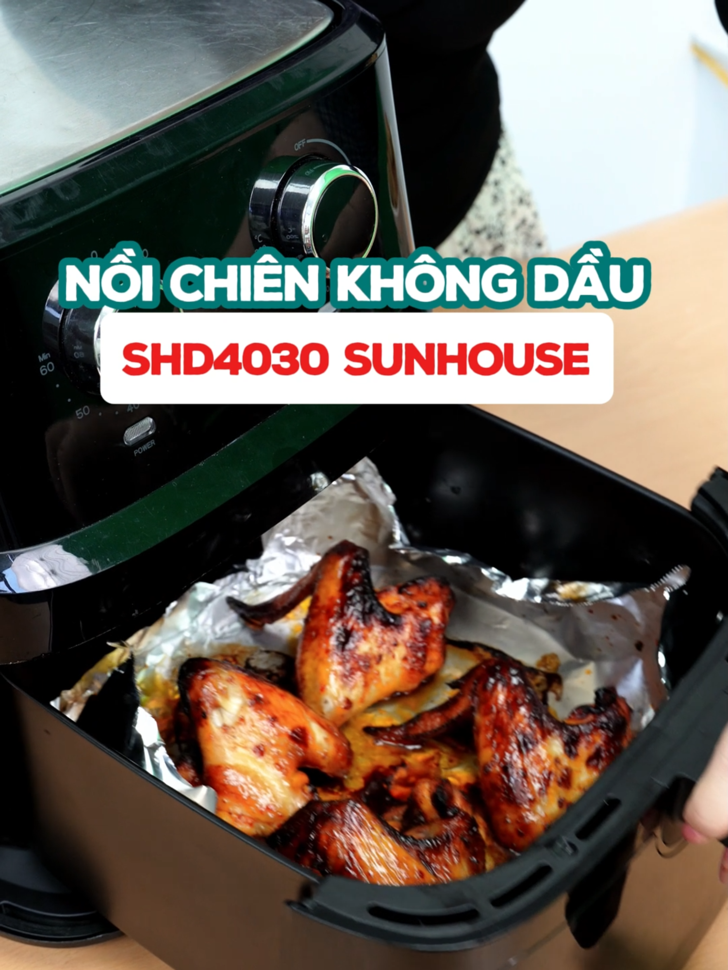 Nồi chiên không dầu Sunhouse SHD4030 #giadungquocdan #sunhouse #noichienkhongdau #SHD4030
