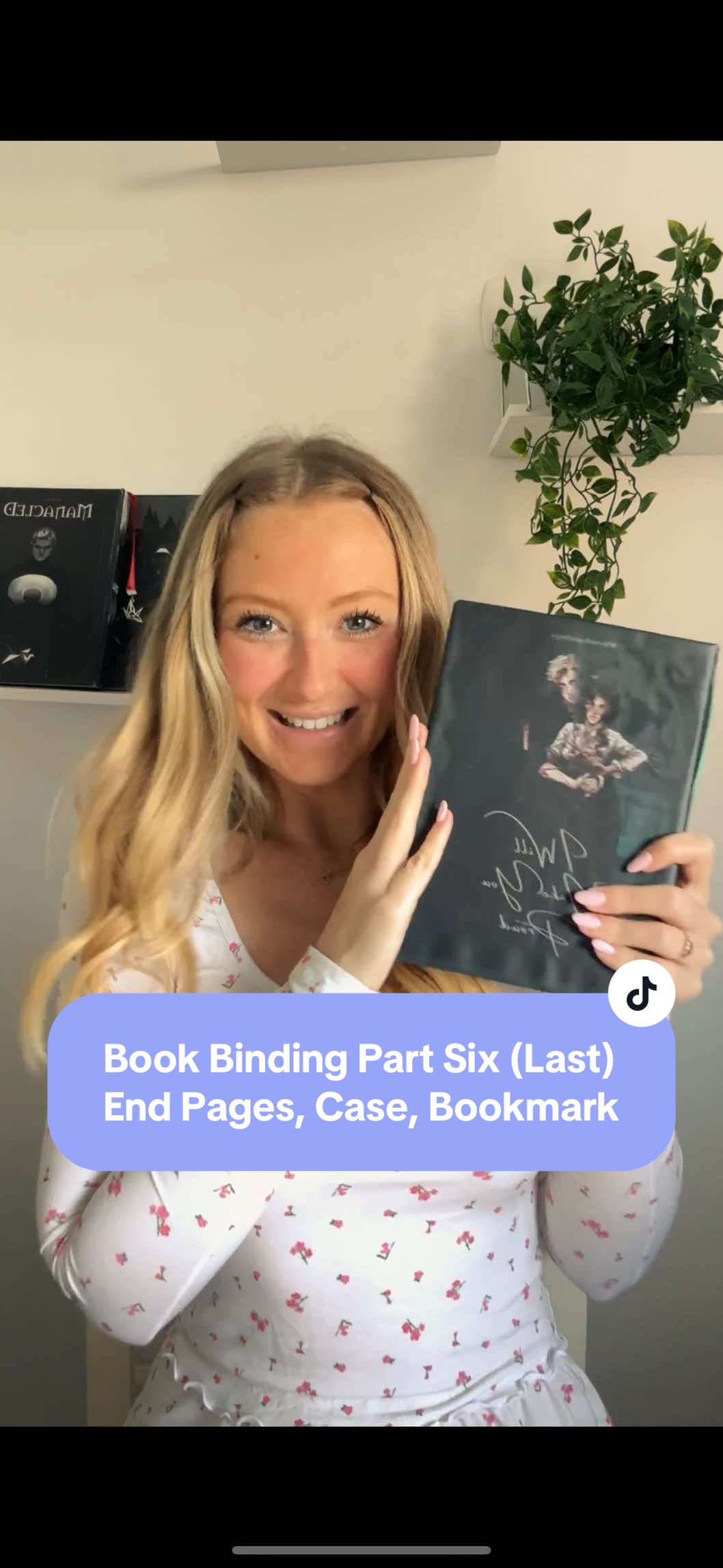BOOK BINDING - PART SIX (LAST) End Pages, Case and Bookmark  ✨ Fanfiction - I Will Make You Proud by @Wheredoesshego  Artwork by @Дара | Dara @Ivmaruva  Typeset by @TW Binding  Amazing accounts that helped me start binding-@Helen @alicianguyennn @Roxy @The little key Book Studio #bookbinding #bookbindingtutorial #dramione #fanfiction 